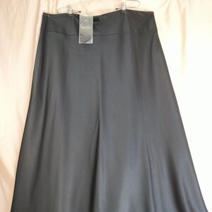 Terry Lewis Classic Luxuries Black A-Line Skirt